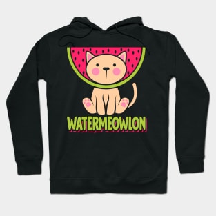 Watermelon cat Hoodie
